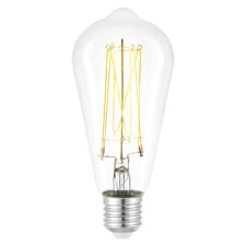 Ember E27 Tubular Extra Warm White 6W LED Filament Lamp