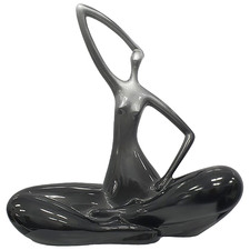 Alicia Cross-Legged Faceless Woman Sculpture