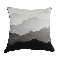 Black & White Demophon Cotton Cushion