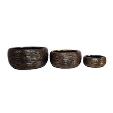 3 Piece West Jardiniere Planter Set