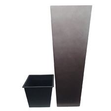 2 Piece Matte Jardiniere Planter Set