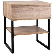 Contemporary Josie Shelf Bedside Table