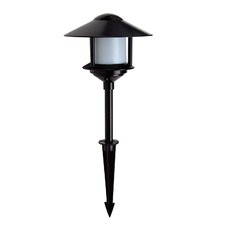 Shinto Garden Bollard Light in Black