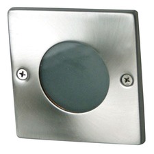 Rocco Square Recessed Light in Stainless Steel