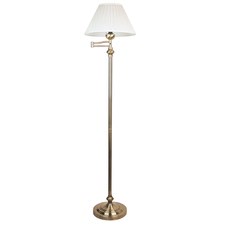 Swingley Floor Lamp in Antique Brass