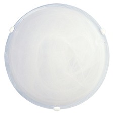 Remo One Light Ceiling in White with Clip