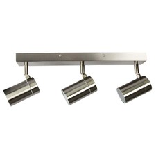 Caltaniss Twin Stainless Outdoor Spotlight