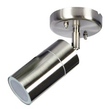 Caltaniss Twin Stainless Outdoor Spotlight
