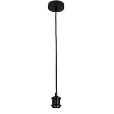 Ortona Cloth Covered Suspension Pendant Light
