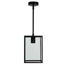 Legnano Rectangular Metal & Glass Pendant Light