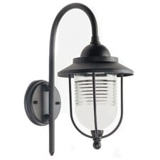 Domo Exterior Wall Bracket in Black