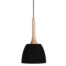 Alessano-22 Metal & Timber Pendant Light