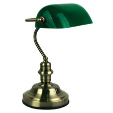 40cm Tirreni Bankers Metal Desk Lamp