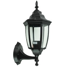 Highgate Up Exterior Wall Light in Black