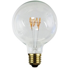 G125 E27 LED Spiral Filament Bulbs (Set of 2)