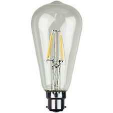 ST64 B22 LED Filament Bulbs (Set of 2)