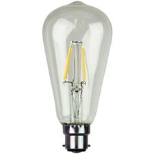 Steama B22 Drop 4W LED Filament Bulb