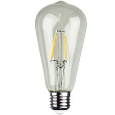 ST64 E27 LED Filament Bulbs (Set of 2)