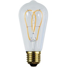 ST64 E27 LED Loop Filament Bulbs (Set of 2)