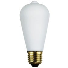Zareth E27 Drop 6W 16cm Opal Matte LED Filament Bulb