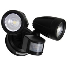 Black Escort Sensor LED Outdoor Flood Light