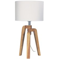 54cm Villa Wooden Table Lamp