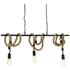 Triple Rope Pendant Light