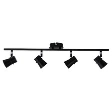 Modena Metal Adjustable 4 Lamp Bar Spotlight