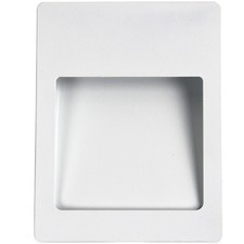 Kekoo White Metal Recessed LED Wall Light