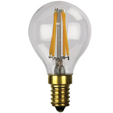 Round G45 Dimmable LED Filament Bulb