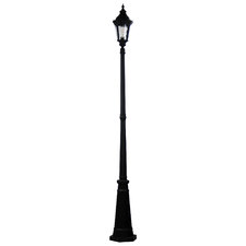Black Merrin Aluminium Outdoor Lamp Post