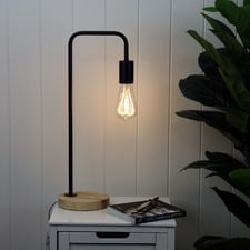 Valle Timber Table Lamp