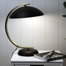 Deken Black Metal Table Lamp