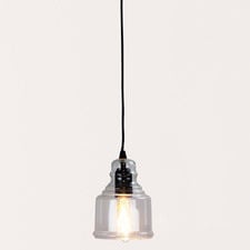Pritchard Cloche Glass Pendant Light