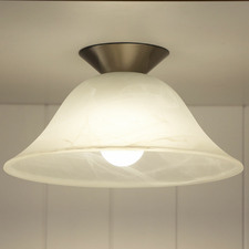 Pana Glass DIY Batten Fix Ceiling Light