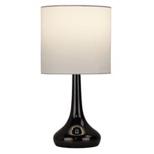 Padua Gunmetal Touch Table Lamp