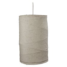 Boheme Cream Flax Linen Ceiling Light Shade