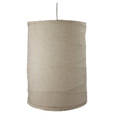 Boheme Cream Flax Linen Ceiling Light Shade