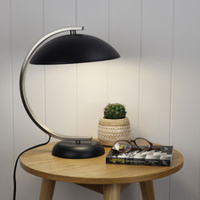 Black Deco Metal Table Lamp