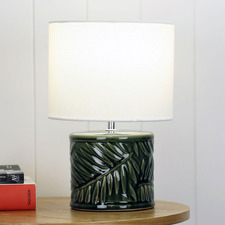 30cm Irving Ceramic & Fabric Table Lamp