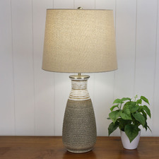 63cm Tillie Ceramic & Fabric Table Lamp
