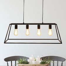 Sykes Metal 4 Light Pendant