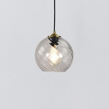 Lagan Steel & Glass Pendant Light