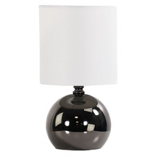 Venice Polished Gunmetal Touch Table Lamp