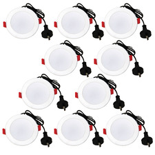 White Abold LED Downlights (Set of 10)