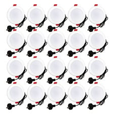 Abold 90mm Cut Out LED 10W Recessed Downlight (Set of 20)