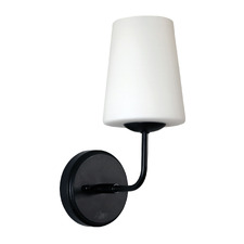 Hewitt Frosted Glass Wall Sconce