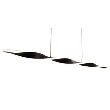 Belmonte Aluminium Twist Linear LED Pendant Light