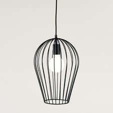 Mino Steel Cage Pendant Light
