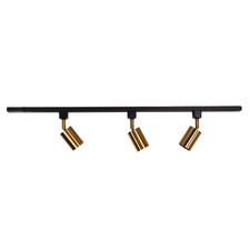Parker Steel 3 Bulb Track Light